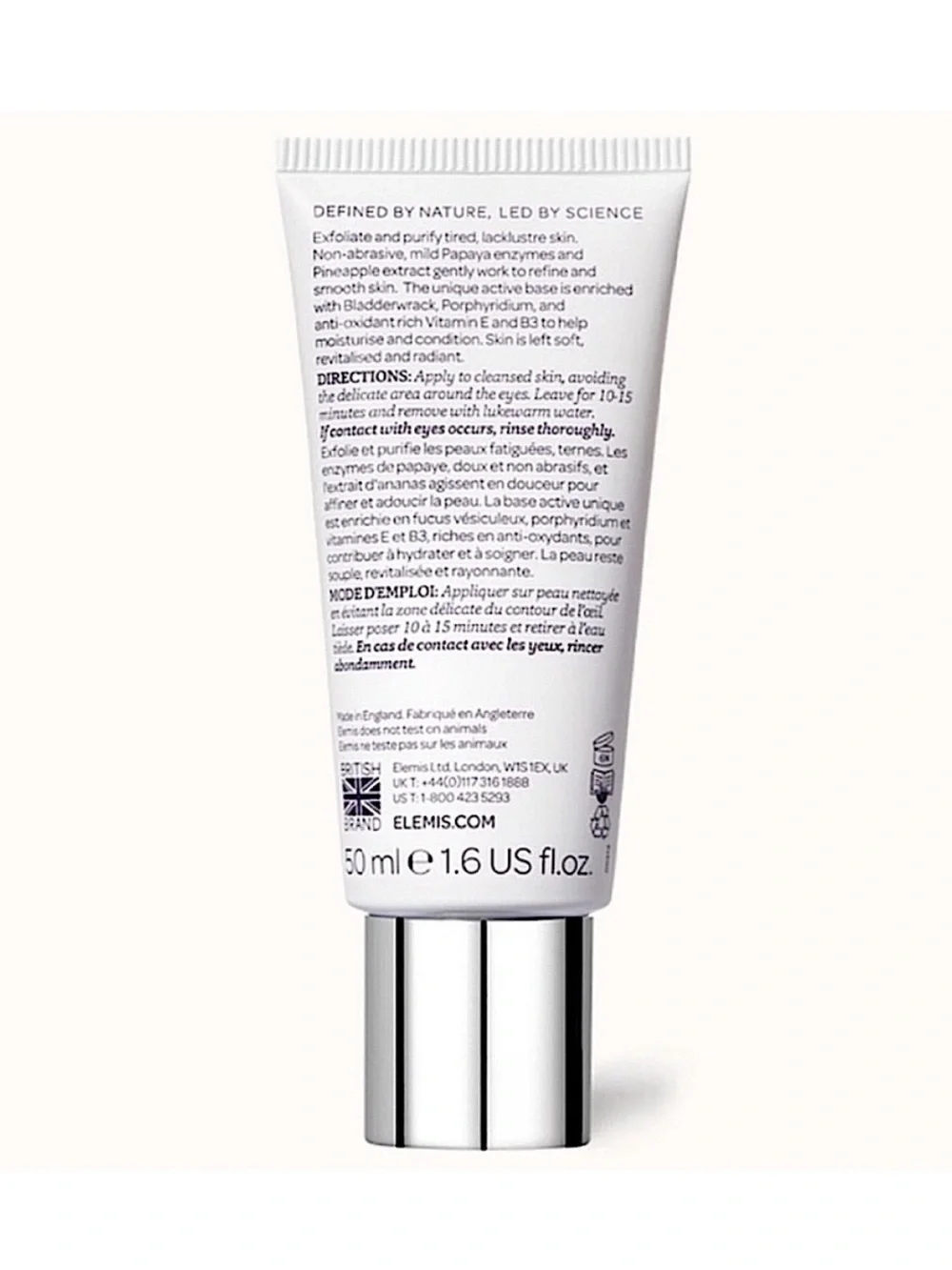ELEMIS Papaya Enzyme Peel Non-Abrasive Cream Exfoliator  1.6 fl oz / 50 ml
